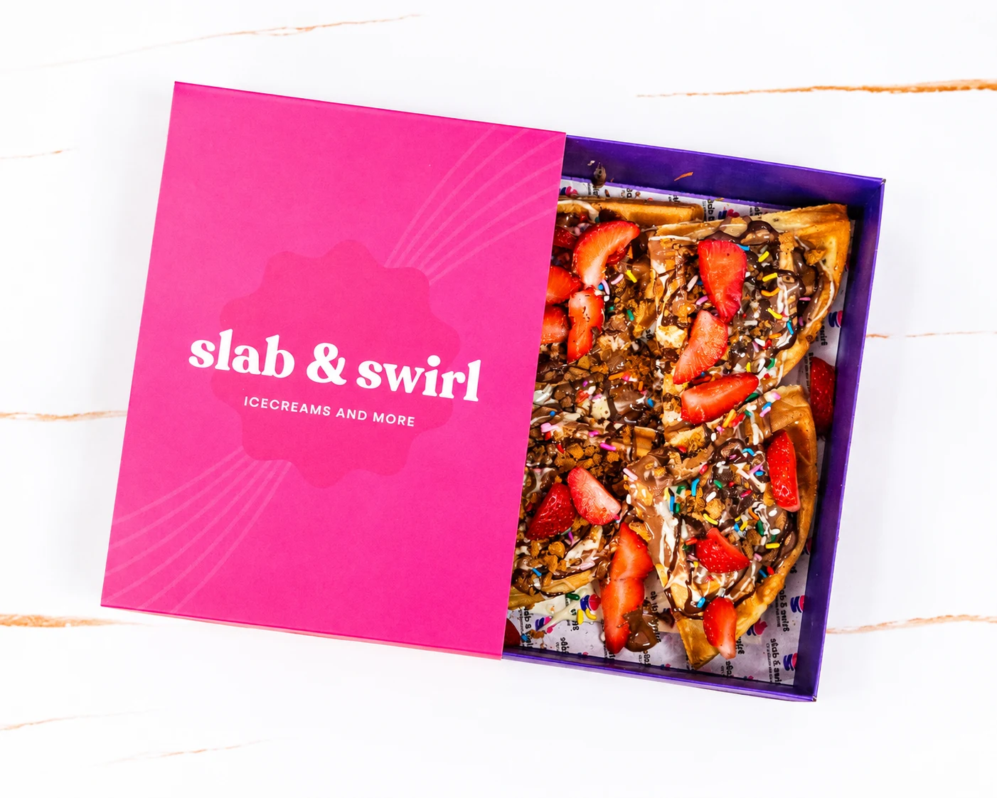 Slab & Swirl dessert box